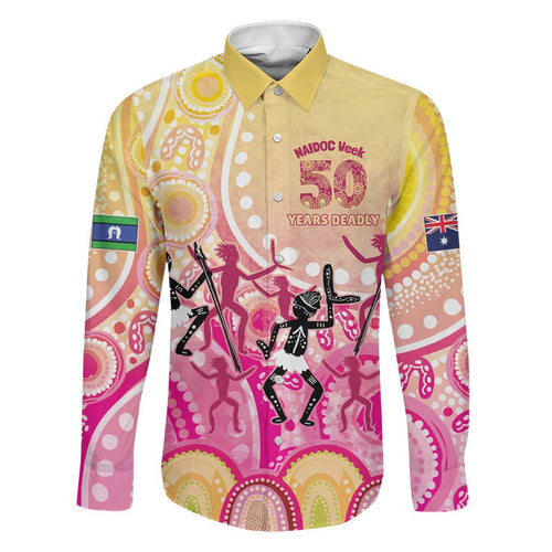 NAIDOC Week 2026 Indigenous Personalized Family Matching Off The Shoulder Long Sleeve Dress and Hawaiian Shirt