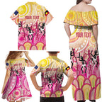 NAIDOC Week 2026 Indigenous Personalized Family Matching Off Shoulder Maxi Dress and Hawaiian Shirt