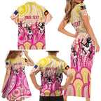 NAIDOC Week 2026 Indigenous Personalized Family Matching Short Sleeve Bodycon Dress and Hawaiian Shirt