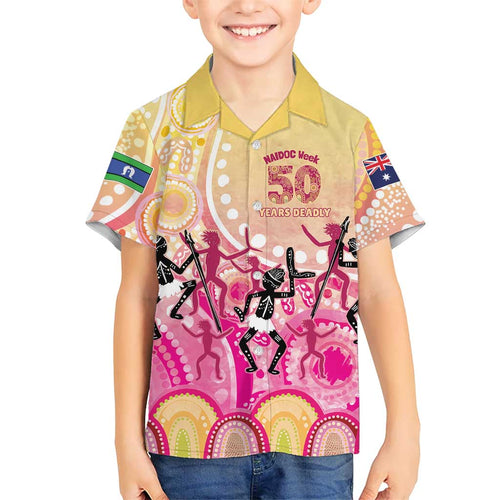 NAIDOC Week 2026 Indigenous Personalized Family Matching Short Sleeve Bodycon Dress and Hawaiian Shirt