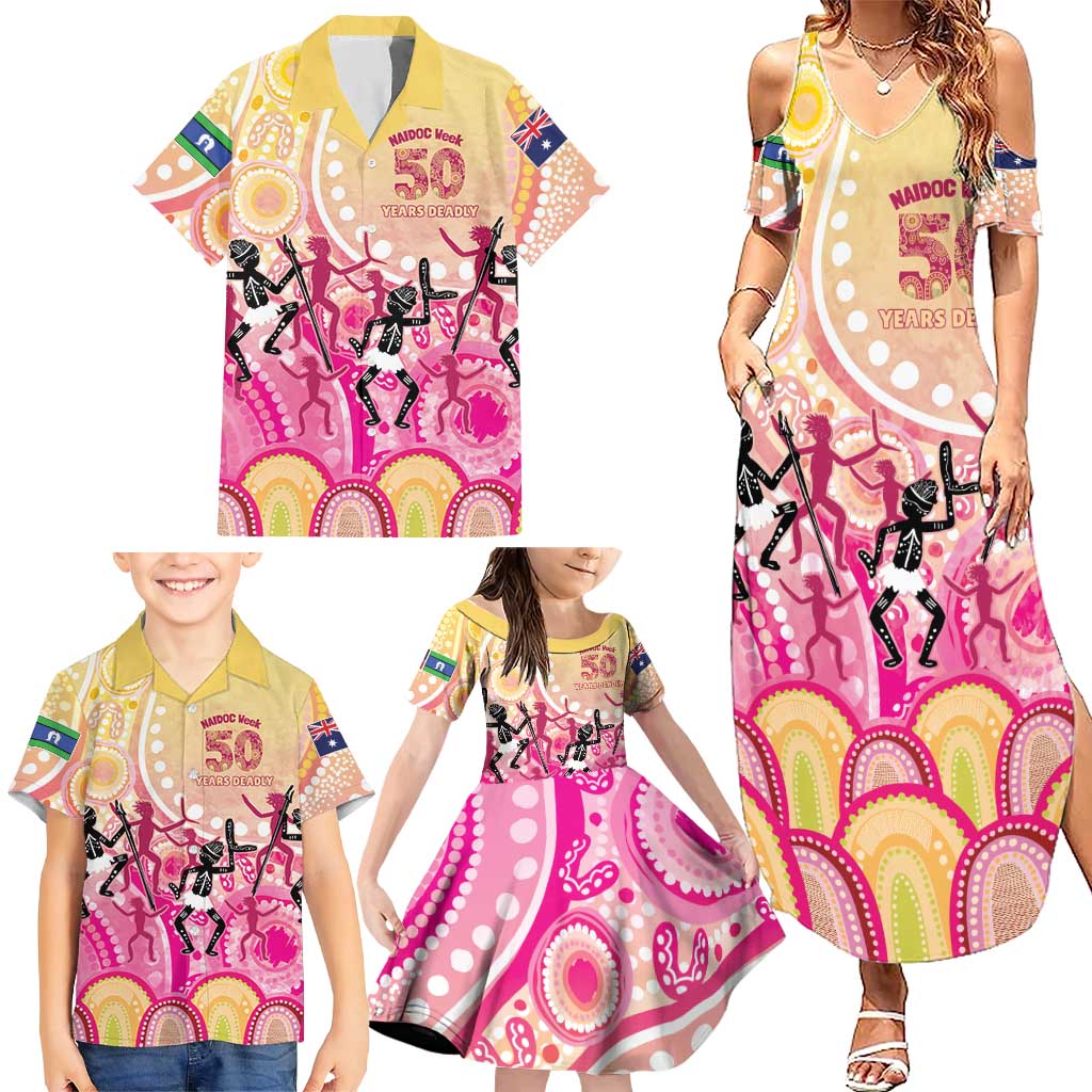 NAIDOC Week 2026 Indigenous Personalized Family Matching Summer Maxi Dress and Hawaiian Shirt