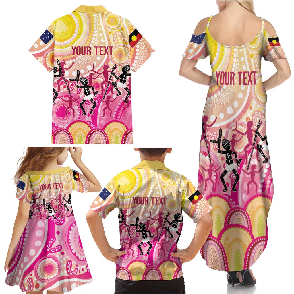 NAIDOC Week 2026 Indigenous Personalized Family Matching Summer Maxi Dress and Hawaiian Shirt