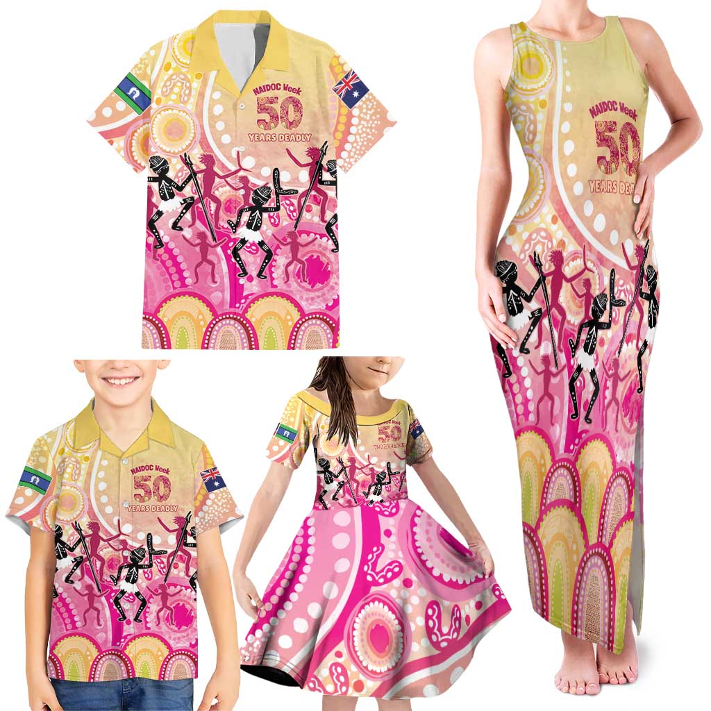 NAIDOC Week 2026 Indigenous Personalized Family Matching Tank Maxi Dress and Hawaiian Shirt