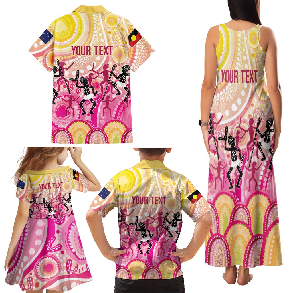 NAIDOC Week 2026 Indigenous Personalized Family Matching Tank Maxi Dress and Hawaiian Shirt