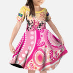 NAIDOC Week 2026 Indigenous Personalized Kid Short Sleeve Dress