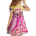 NAIDOC Week 2026 Indigenous Personalized Kid Short Sleeve Dress
