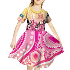 NAIDOC Week 2026 Indigenous Personalized Kid Short Sleeve Dress