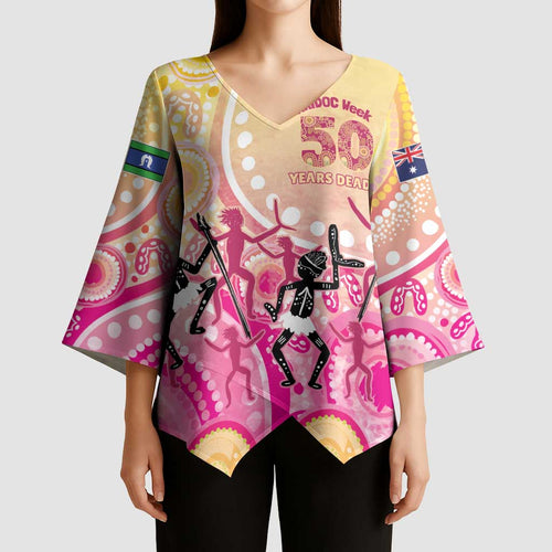 NAIDOC Week 2026 Indigenous Personalized Kimono Sleeve Blouse