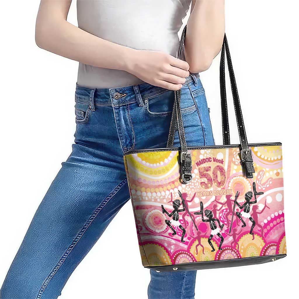 NAIDOC Week 2026 Indigenous Leather Tote Bag