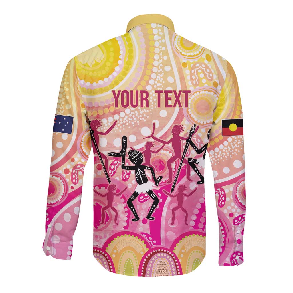 NAIDOC Week 2026 Indigenous Personalized Long Sleeve Button Shirt