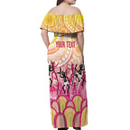 NAIDOC Week 2026 Indigenous Personalized Off Shoulder Maxi Dress