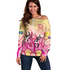 NAIDOC Week 2026 Indigenous Personalized Off Shoulder Sweater