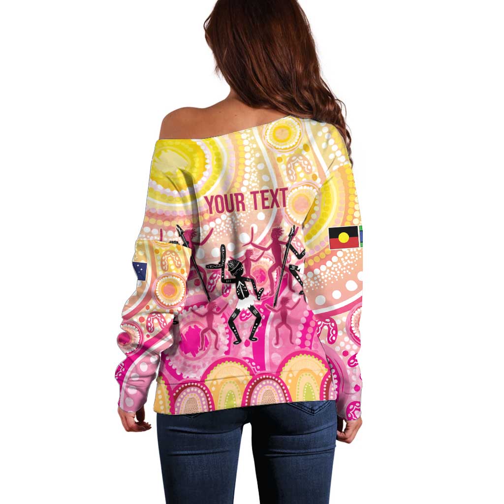 NAIDOC Week 2026 Indigenous Personalized Off Shoulder Sweater