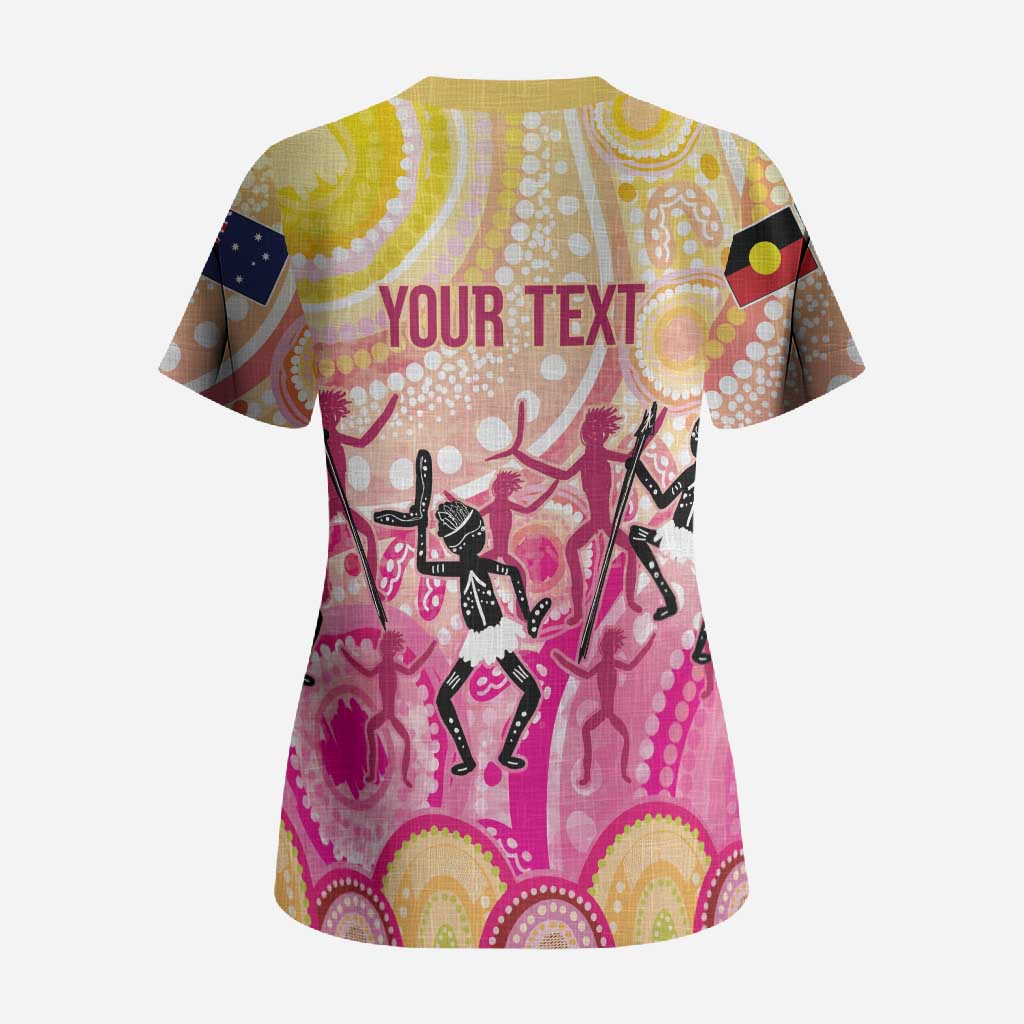 NAIDOC Week 2026 Indigenous Personalized Scrub Top
