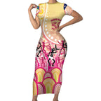 NAIDOC Week 2026 Indigenous Personalized Short Sleeve Bodycon Dress