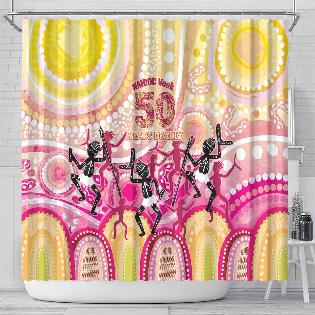 NAIDOC Week 2026 Indigenous Shower Curtain
