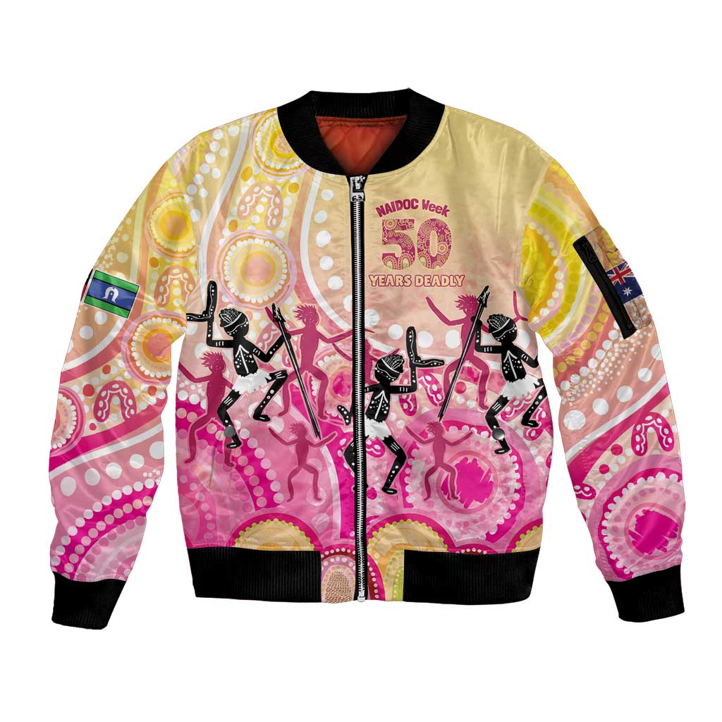 NAIDOC Week 2026 Indigenous Personalized Sleeve Zip Bomber Jacket