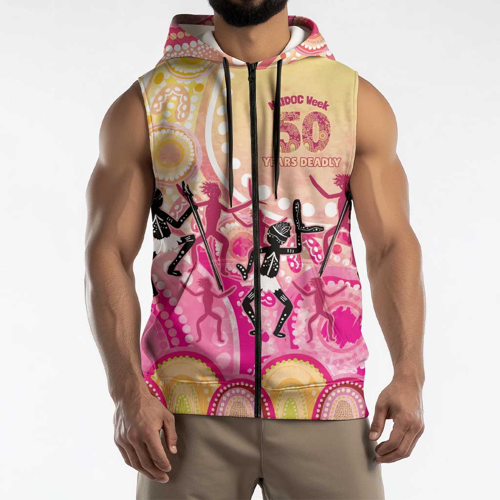 NAIDOC Week 2026 Indigenous Personalized Sleeveless Zip Hoodie