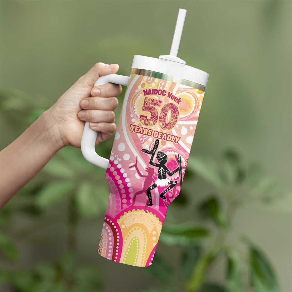 NAIDOC Week 2026 Indigenous Personalized Tumbler With Handle