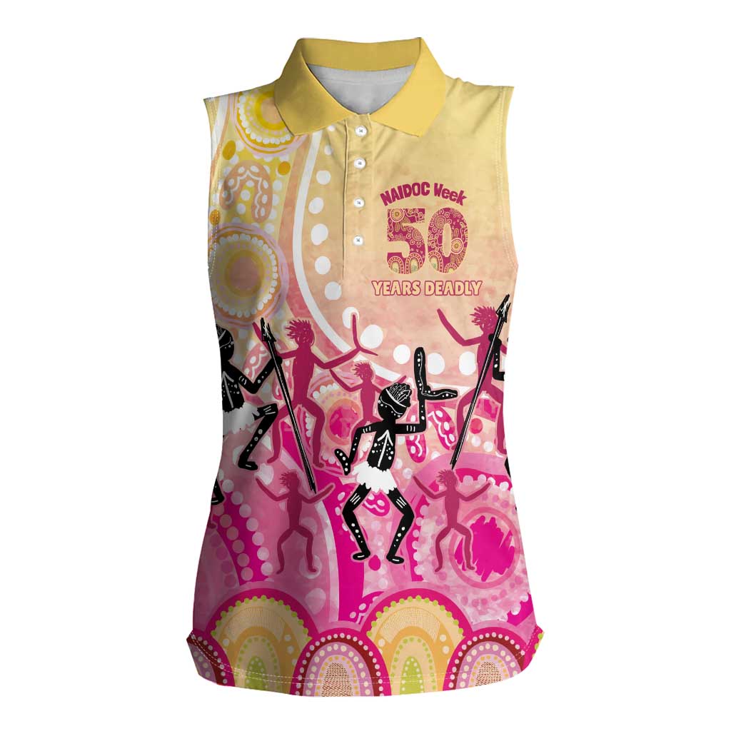 NAIDOC Week 2026 Indigenous Personalized Women Sleeveless Polo Shirt