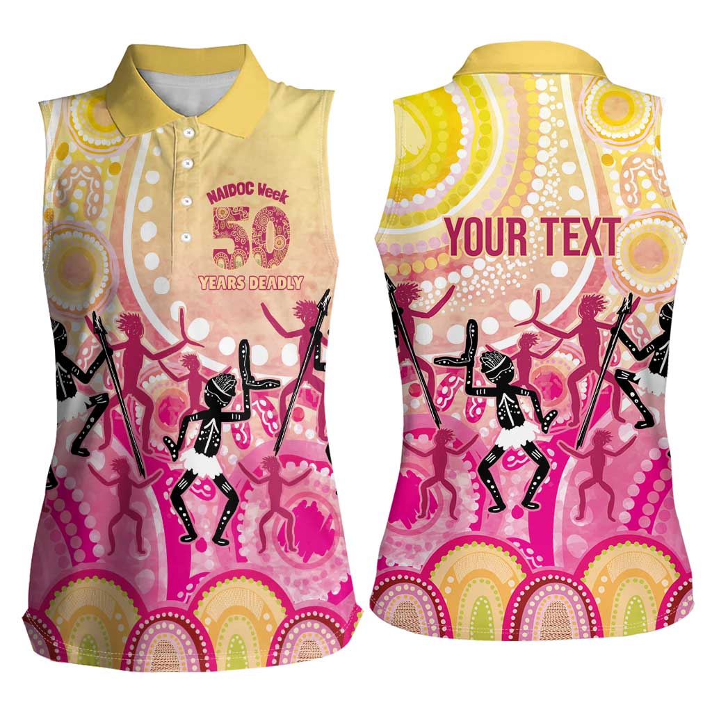 NAIDOC Week 2026 Indigenous Personalized Women Sleeveless Polo Shirt