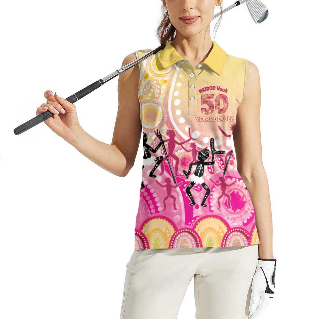 NAIDOC Week 2026 Indigenous Personalized Women Sleeveless Polo Shirt
