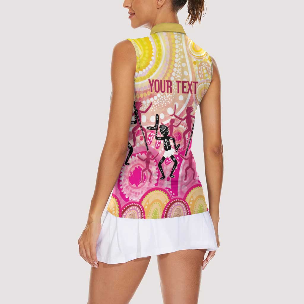 NAIDOC Week 2026 Indigenous Personalized Women Sleeveless Polo Shirt