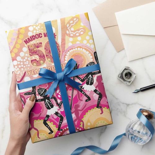 NAIDOC Week 2026 Indigenous Personalized Wrapping Paper