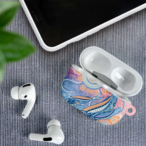 Aussie NAIDOC Week Pastel AirPods Case Dreaming Whales