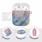 Aussie NAIDOC Week Pastel AirPods Case Dreaming Whales