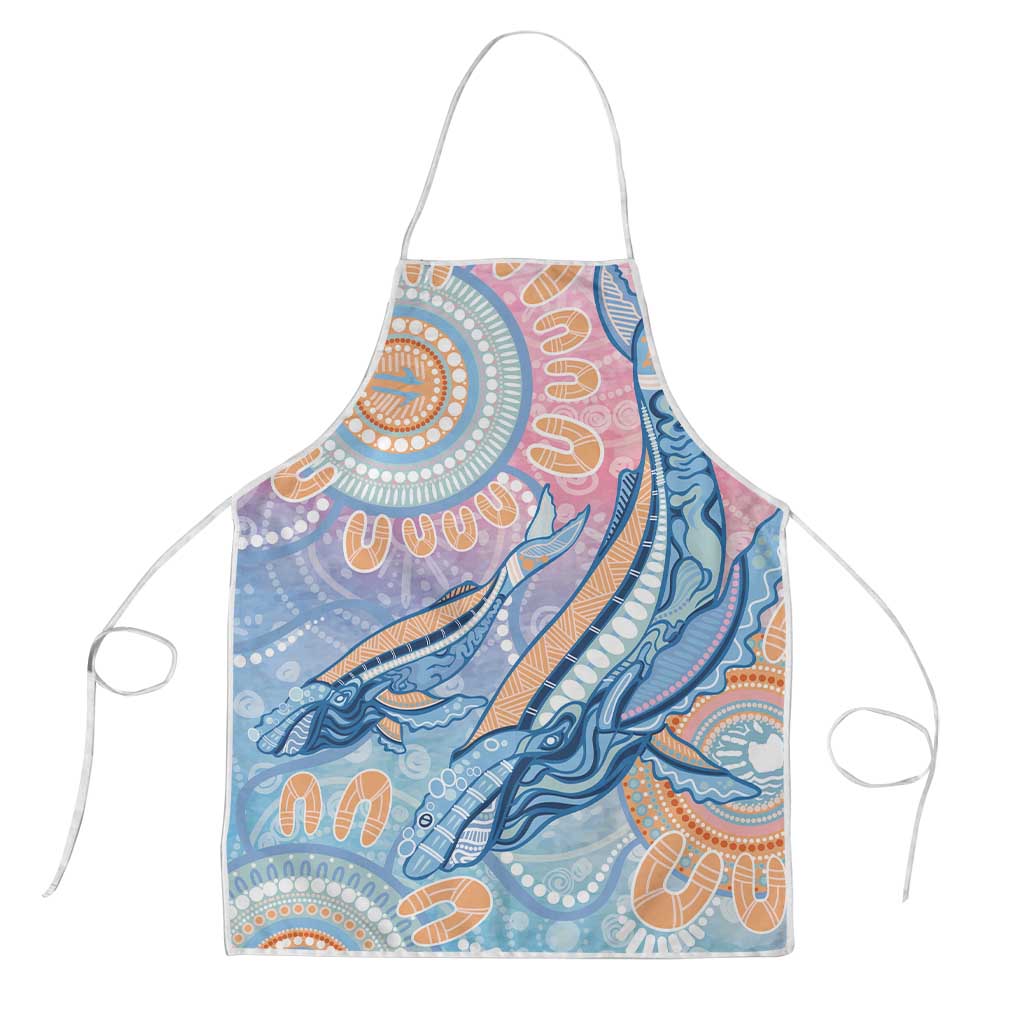 Aussie NAIDOC Week Pastel Apron Dreaming Whales