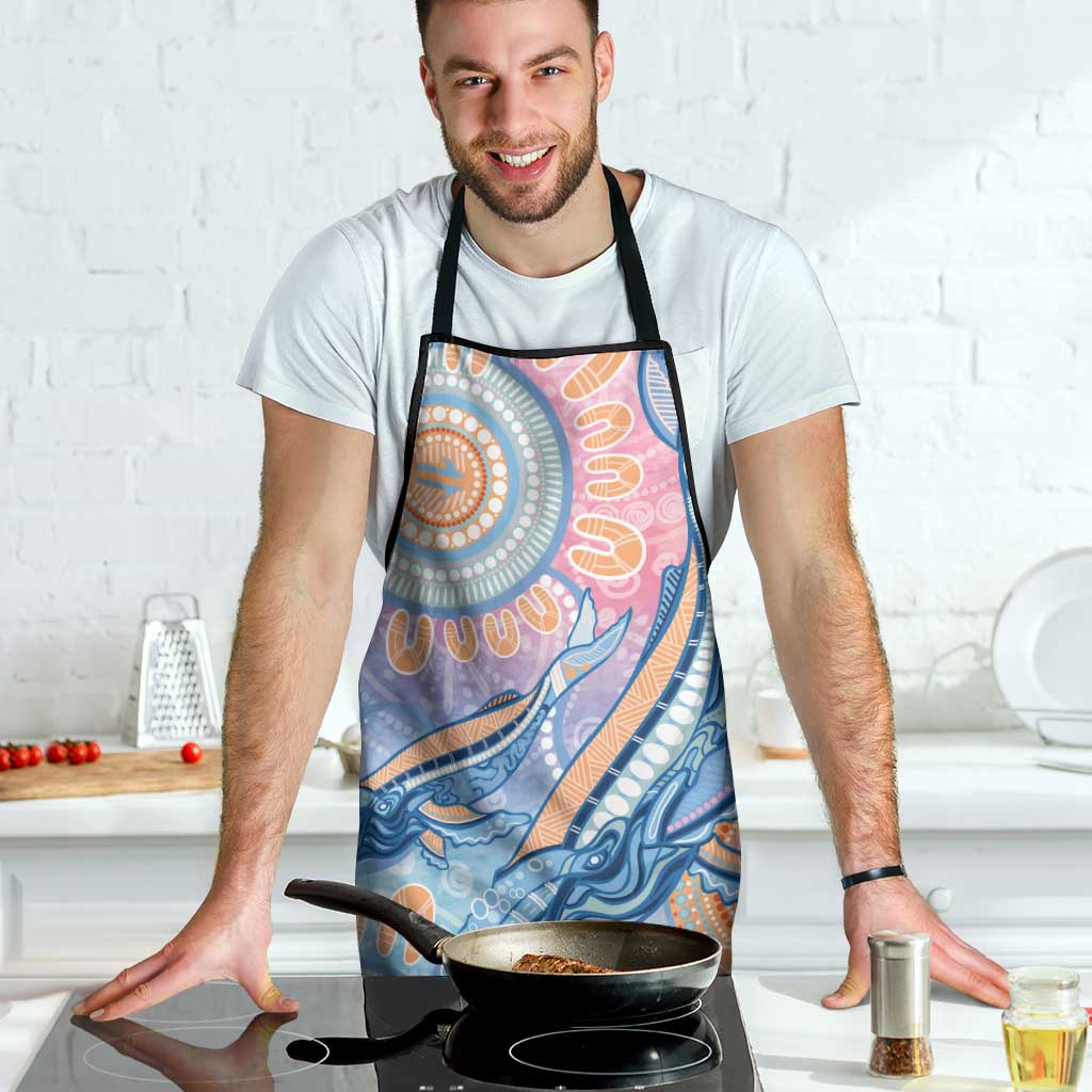Aussie NAIDOC Week Pastel Apron Dreaming Whales