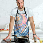 Aussie NAIDOC Week Pastel Apron Dreaming Whales