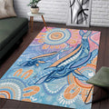 Aussie NAIDOC Week Pastel Area Rug Dreaming Whales