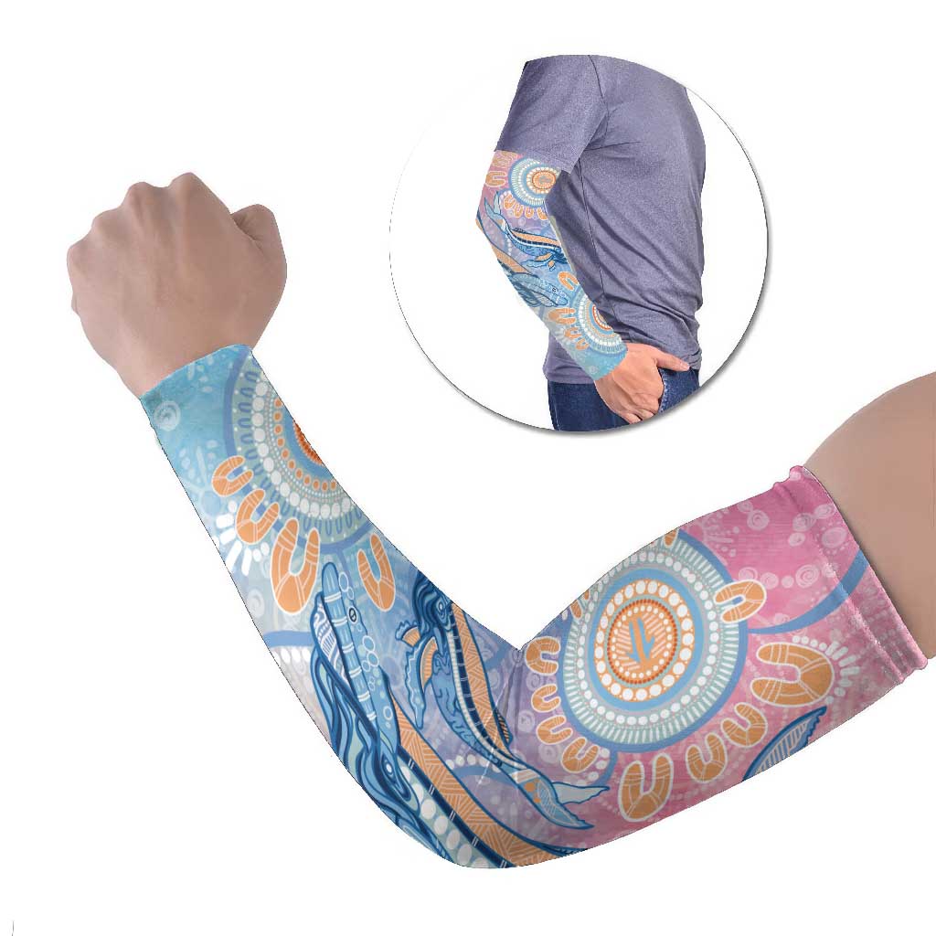 Aussie NAIDOC Week Pastel Arm Sleeves Dreaming Whales