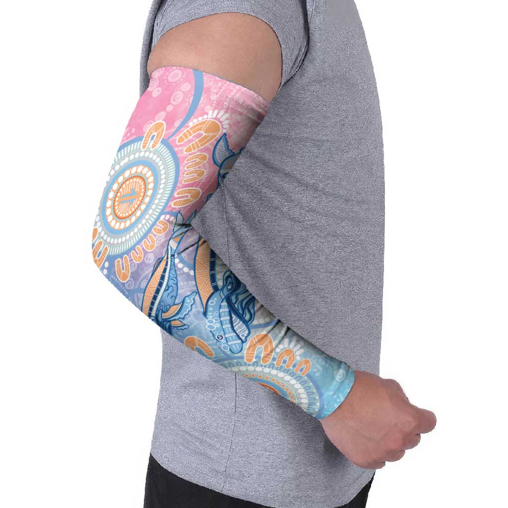 Aussie NAIDOC Week Pastel Arm Sleeves Dreaming Whales