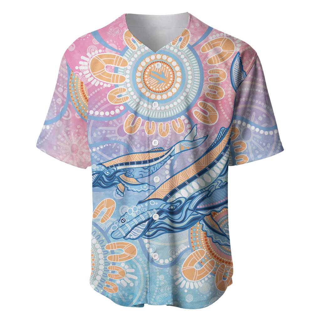 Aussie NAIDOC Week Pastel Baseball Jersey Dreaming Whales