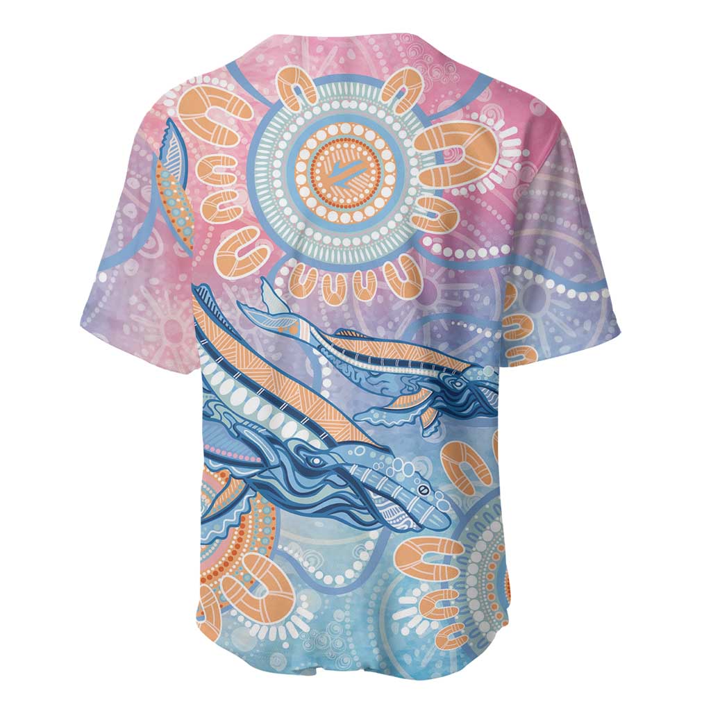 Aussie NAIDOC Week Pastel Baseball Jersey Dreaming Whales