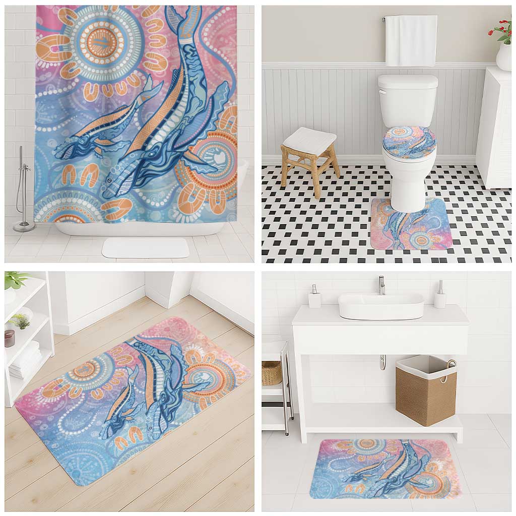 Aussie NAIDOC Week Pastel Bathroom Set Dreaming Whales