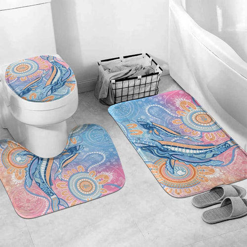 Aussie NAIDOC Week Pastel Bathroom Set Dreaming Whales