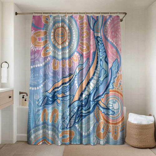 Aussie NAIDOC Week Pastel Bathroom Set Dreaming Whales