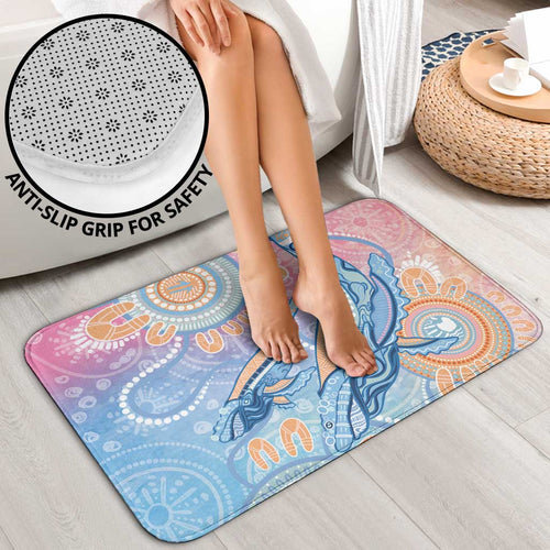Aussie NAIDOC Week Pastel Bathroom Set Dreaming Whales