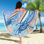 Aussie NAIDOC Week Pastel Beach Blanket Dreaming Whales