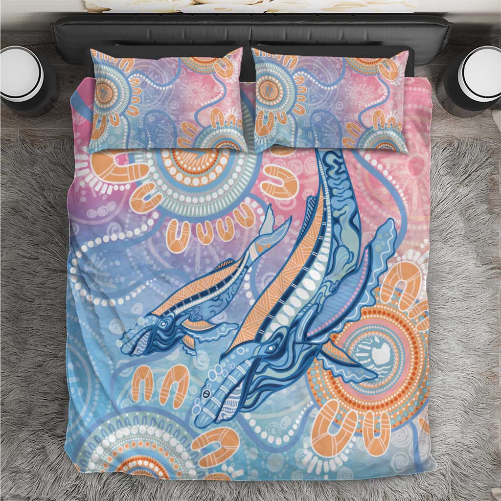 Aussie NAIDOC Week Pastel Bedding Set Dreaming Whales
