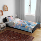 Aussie NAIDOC Week Pastel Bedding Set Dreaming Whales