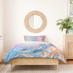 Aussie NAIDOC Week Pastel Bedding Set Dreaming Whales