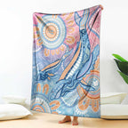 Aussie NAIDOC Week Pastel Blanket Dreaming Whales