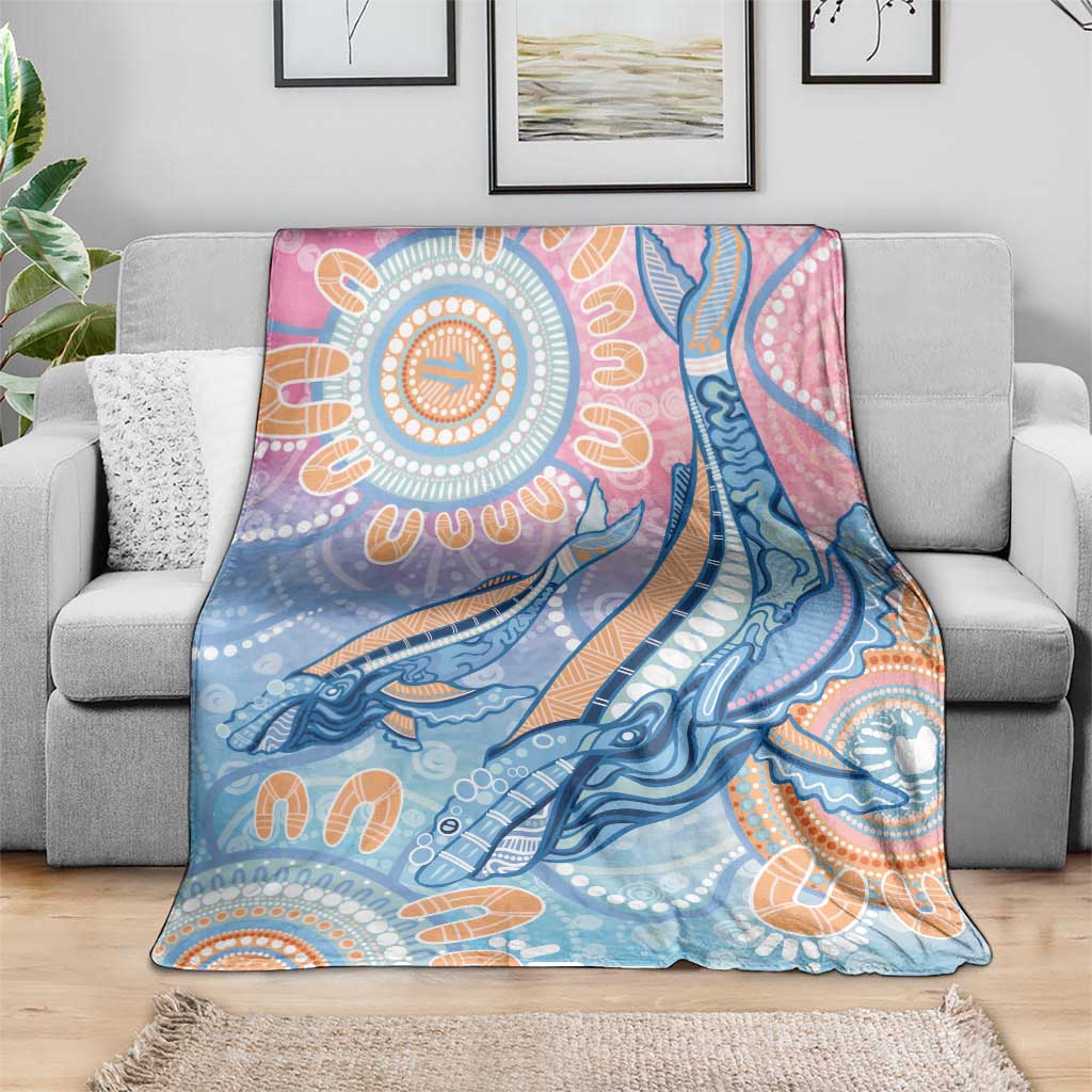 Aussie NAIDOC Week Pastel Blanket Dreaming Whales