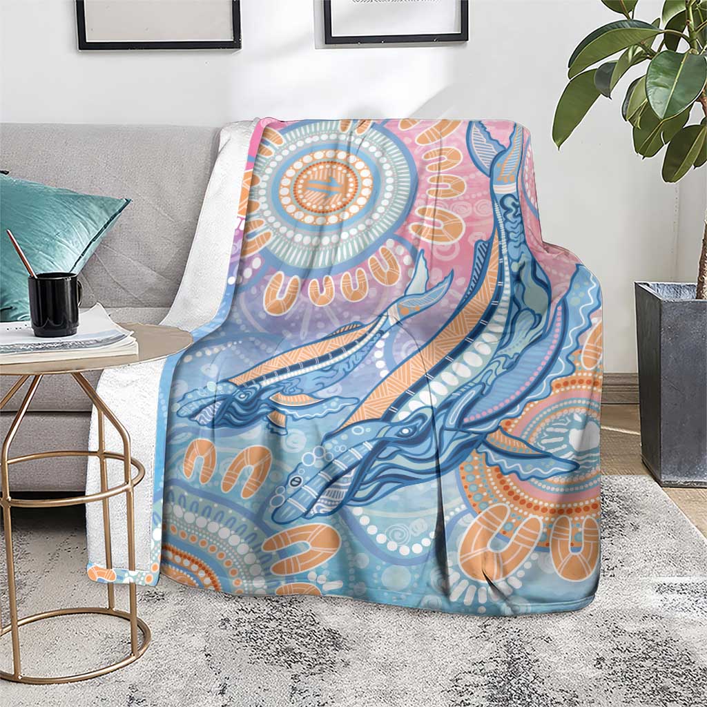 Aussie NAIDOC Week Pastel Blanket Dreaming Whales
