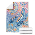 Aussie NAIDOC Week Pastel Blanket Dreaming Whales